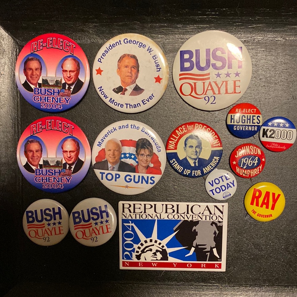 Political buttons